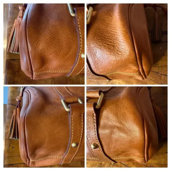 Dooney & Bourke Florentine Large Tassel Satchel – Natural - Picture 6 of 17